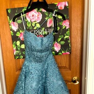 Sherri Hill, size 4, blue